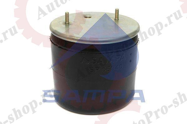 SP55940K Пневморессора со стаканом (металл) 2шп.-M12 + 1 отвер.M22 под возд.