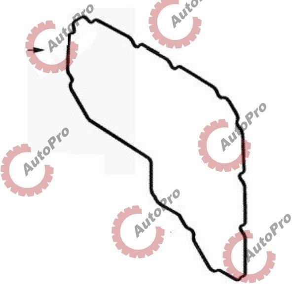 4962721 Прокладка верхней передней крышки CUM ISX