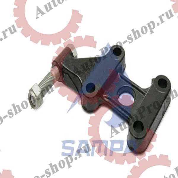 071051 Кронштейн амортизатора (левый) прицепа с болтом  BPW  SAMPA