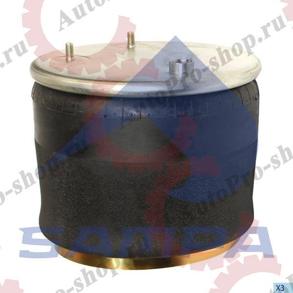 SP 55836-K10 Пневмоподушка в сборе 1шп/M22x1.5 2шп.M10х16  DAF   SAMPA