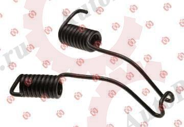 800351 Пружина возвратная BPW дополн.124х19х3,6 V обр.с крючком  ONYARBI