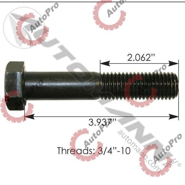620109 Болт  перед.верхней опоры амортиз. L=102    FRL    MANSONS