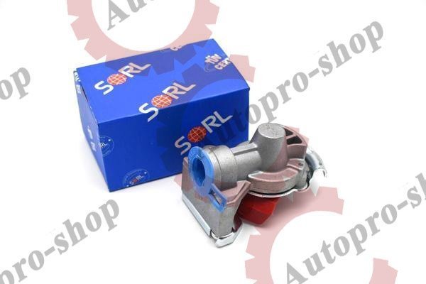 35210040010 Соединительная головка  красная с клапаном М22х1,5 внутр.  SORL