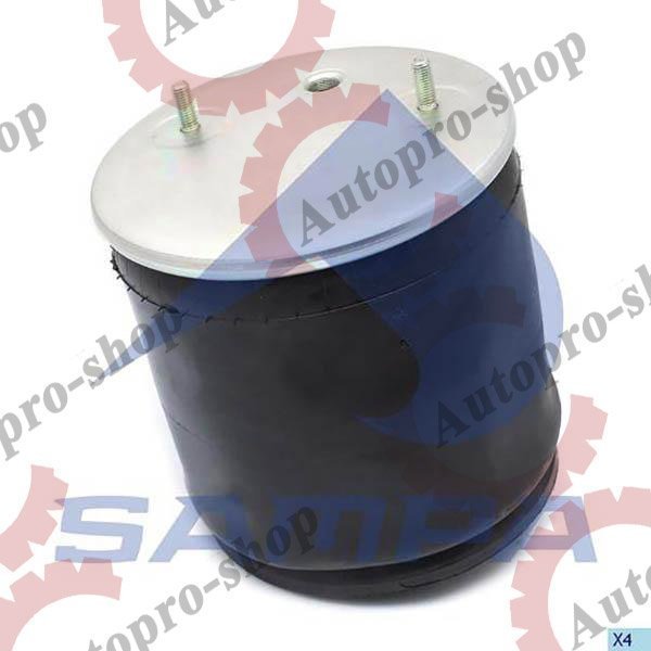 SP554022KP05 Пневморессора со стаканом (пластик) 2 шп. + 1 отв. под воздух SAF