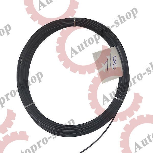 TBC08100031BK Трубка пластиковая D1/8' полиамид черная бухта 25 м   TABOC