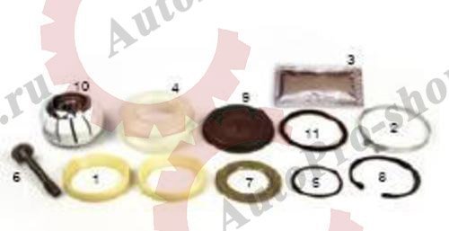 020.503 Р/к V-образ реактивной тяги D=90  MAN   SAMPA