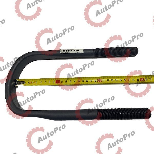 B179M24B019 Стремянка рессоры (сверху плоская) BPW M24x3х152x300мм  WEWELER 