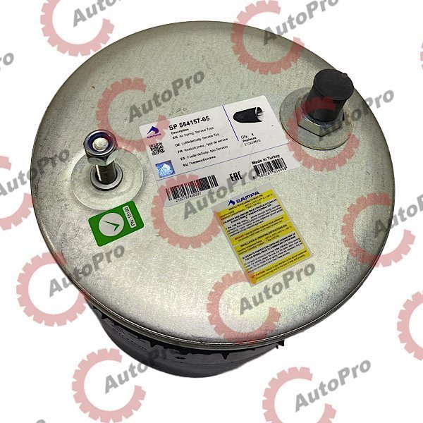 SP 554157-05 Пневмоподушка без.стакана Weweler,ROR (1 шп М12-1штуц М22) SAMPA   