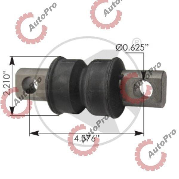 10.084 Сайлентблок реактивной тяги с буртиком  FLC  MANSONS