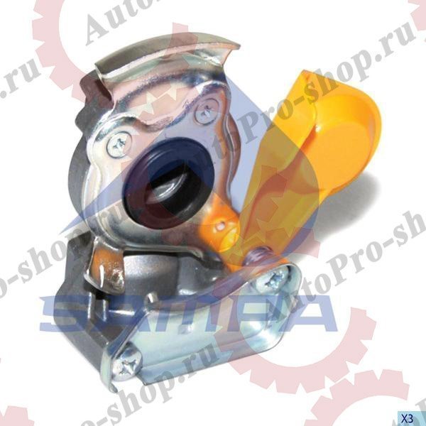 09500801 Головка соединительная без клапана желтая M22*1.5 SAMPA