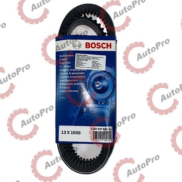 1 987 947 617 Ремень клин. 13x1000 MAN/MB/DAF/SCANIA   BOSCH