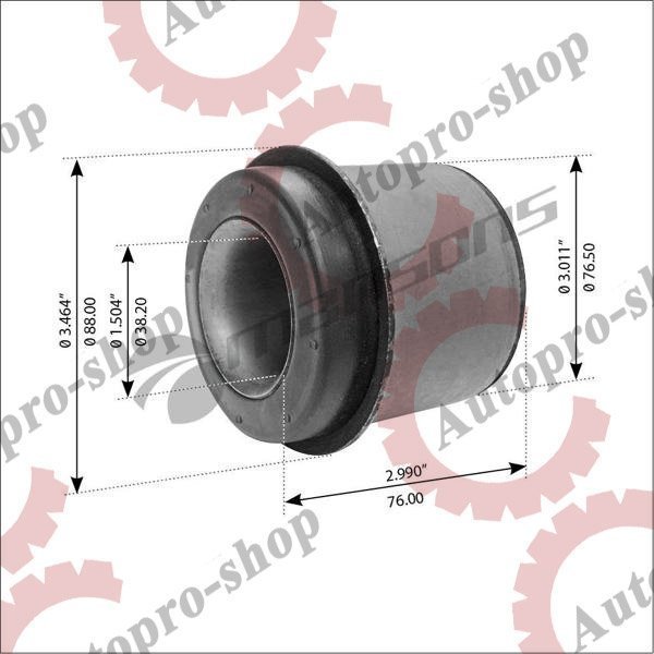 900350 Подушка двигателя задняя INTER 9800,9800GW   MANSONS