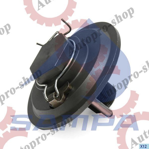 071028 Болт осевой со стопорной зубчатой шайбой M32x2 BPW   SAMPA