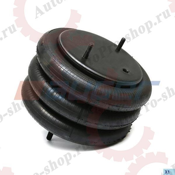 AU 34300-3P03 Пневмоподушка (тройной сильфон) 2шп. М16х1.5   AUGER  