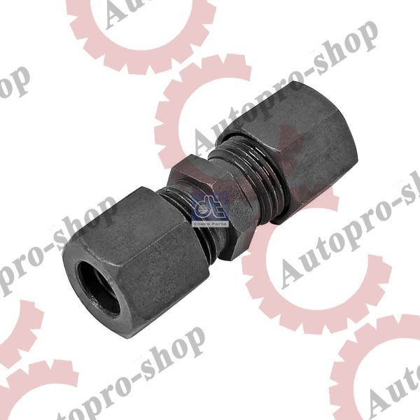 960003 Фитинг прямой с двусторонней внутр. резьбой d10, L=42 (металл)