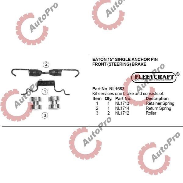 100.1308.30 Ремкомплект тормозных колодок передних 1308/1443 AUTOMANN