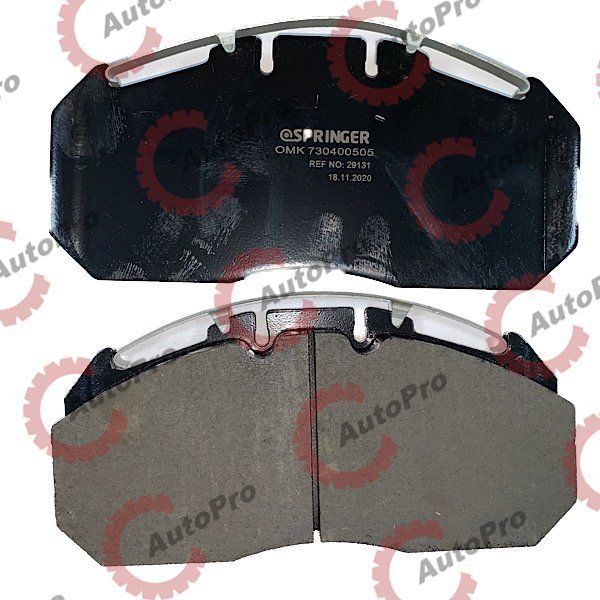 730400505 Комплект тормозных колодок (дисковые) MAN SPRINGER