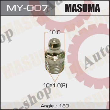 MY007 Тавотница M10x1 -180` MASUMA