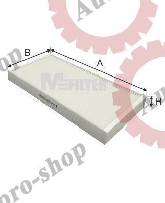 K 9218 Фильтр салонный 357x162x36  MAN 2020 г  MFILTER  