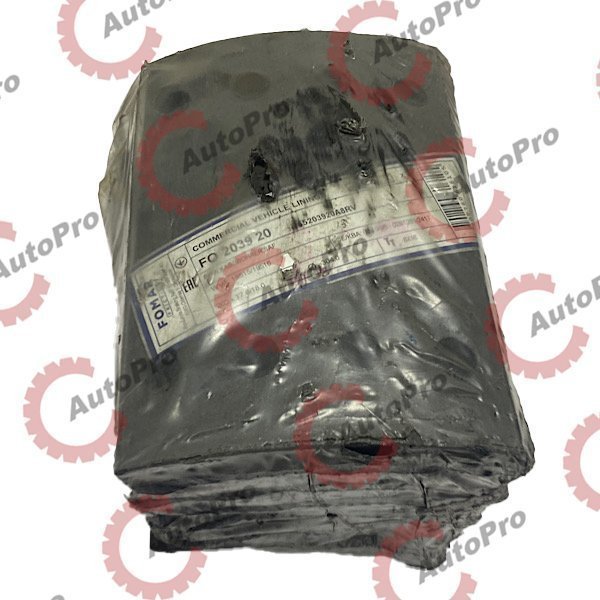 65203920A8RV Накладки тормозные 19515 (300х200) ( 2 рем.) с заклёпками SAF   FOMAR