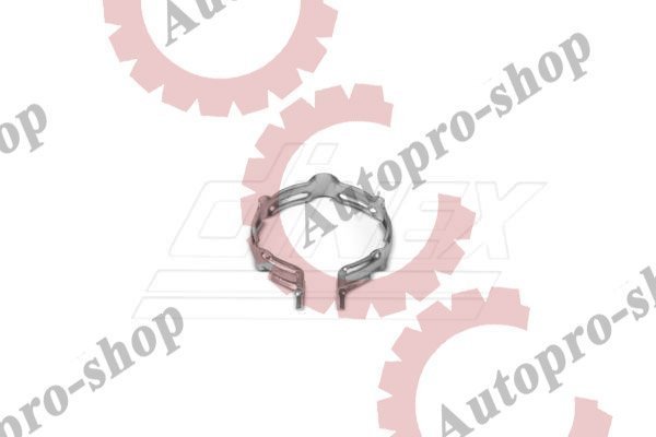 80919 Хомут трубы глушителя от турбины D=140 VOLVO FH12   DINEX
