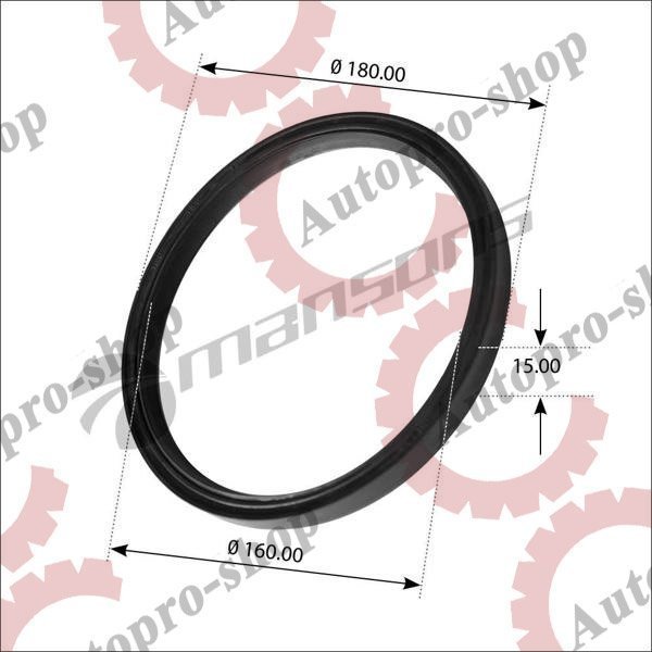 GR125 Сальник ступицы 160x180x15  SAF  MANSONS